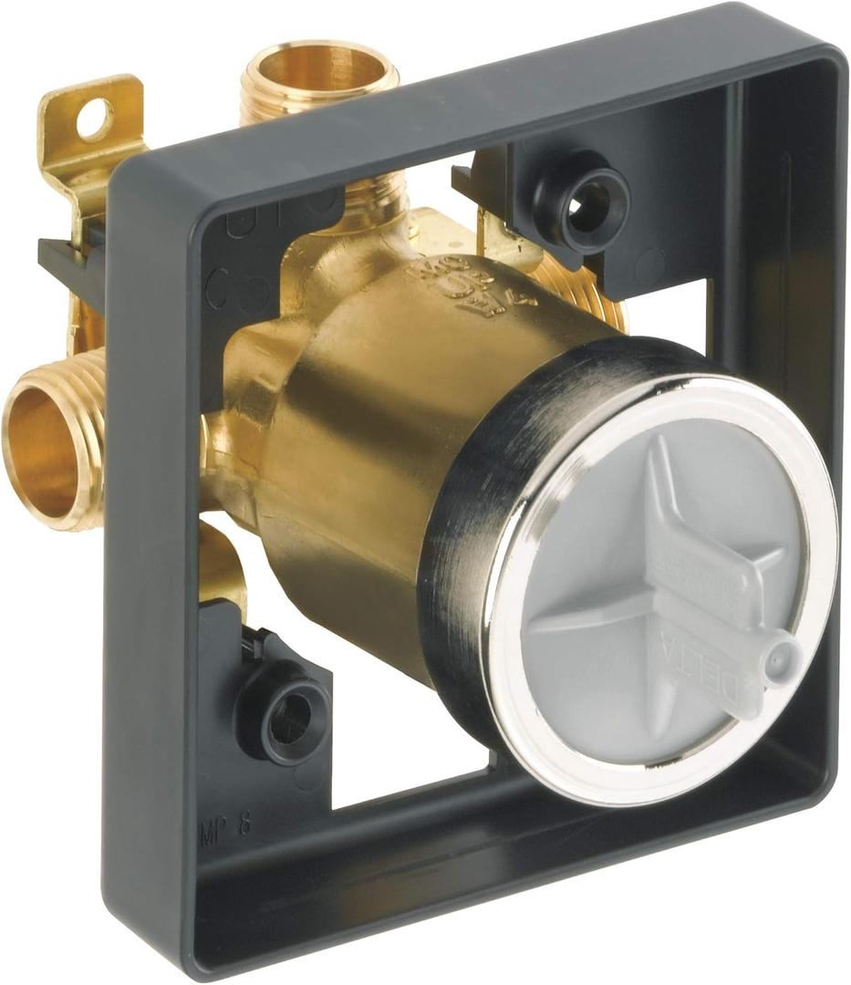 Delta Faucet R10000-UNBXHF MultiChoice Universal Shower Valve Body for Shower Faucet Trim Kits (High Flow)