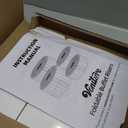 6 PCS Buffet Risers, Foldable Food Risers for Buffet Table, Display Stands for Party, White Cake Cupcake Stands for Food Display, Catering Supplies (7.8" Hx3, 4" Hx3)