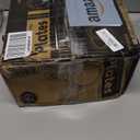 Munfix 00 White Plastic Plates Set, 50 Pcs 10 Inch Plastic Dinner Plates and 50 Pcs 7 Inch Plastic Dessert Plates, Elegant Fancy Heavy Duty Disposable Plates for Party, Wedding, White