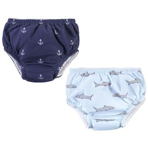 Hudson Baby Unisex Baby Swim Diapers, Blue Gray Shark, 4 Toddler