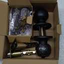 BESTTEN Keyed Alike Exterior Door Knob with Key Lock and Deadbolt, All Keyed Same, Matte Black Entry Door Knobs with Lock and Keys for Entrance and Front Door