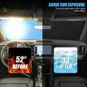 Car Windshield Sun Shade for Blocks UV Rays Sun Visor Protector, Front Window Sunshade Visor Compatible with Bronco 2/4 Door 2021 2022 2023 2024 2025 Interior Accessories