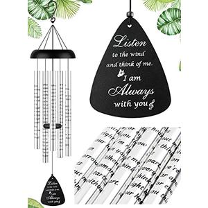 32'' Wind Chimes for Outside - Memorial Wind Chimes for Loss of Mother, Father or Loved One - Bereavement and Condolence Gift