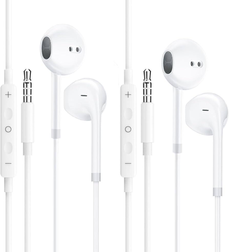 JACENT Stereo Headphones 2 Pack