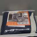 VANSOFY 100% Waterproof Recliner Chair Covers, Recliner Cover Non-Slip Dog Chair Cover Furniture Protector Washable Slipcover with Pocket, Elastic Straps for Pets, Dogs(Navy Blue, 22")