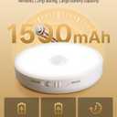 Homelist Upgraded Ultra Bright Motion Sensor Lights Indoor, 6 Pack Rechargeable Puck Light with Remote, 1500mAh Battery Operated Sensor Night Light for Stairs, Cabinet, Bedside, Closet