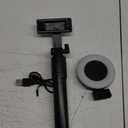 Helix/Retrak Tripod Selfie Stick with LED Ring Light Black