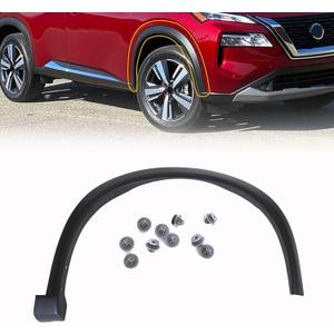 GXARTS Front Right Side Fender Flare Trim Compatible with Nissan Rogue 2021 2022 2023 2024 2025 Replace# 638606RR1A 63860-6RR1A NI1291108 Fender Moulding Wheel Arch Trim