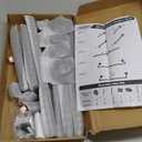 Oroonoko 2PCS 36inch Industrial Pipe Clothes Rack Wall Mount For Hanging Rod Bar for Laundry Room Plant Hanger Indoor Up to Max Load 132lbs Black (36 inch(2 Packs))