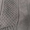 1pc Dark Gray Pure Cotton Thin Large Bath Towel/Kitchen Towel/Handkerchief, Quick Dry & Absorbent