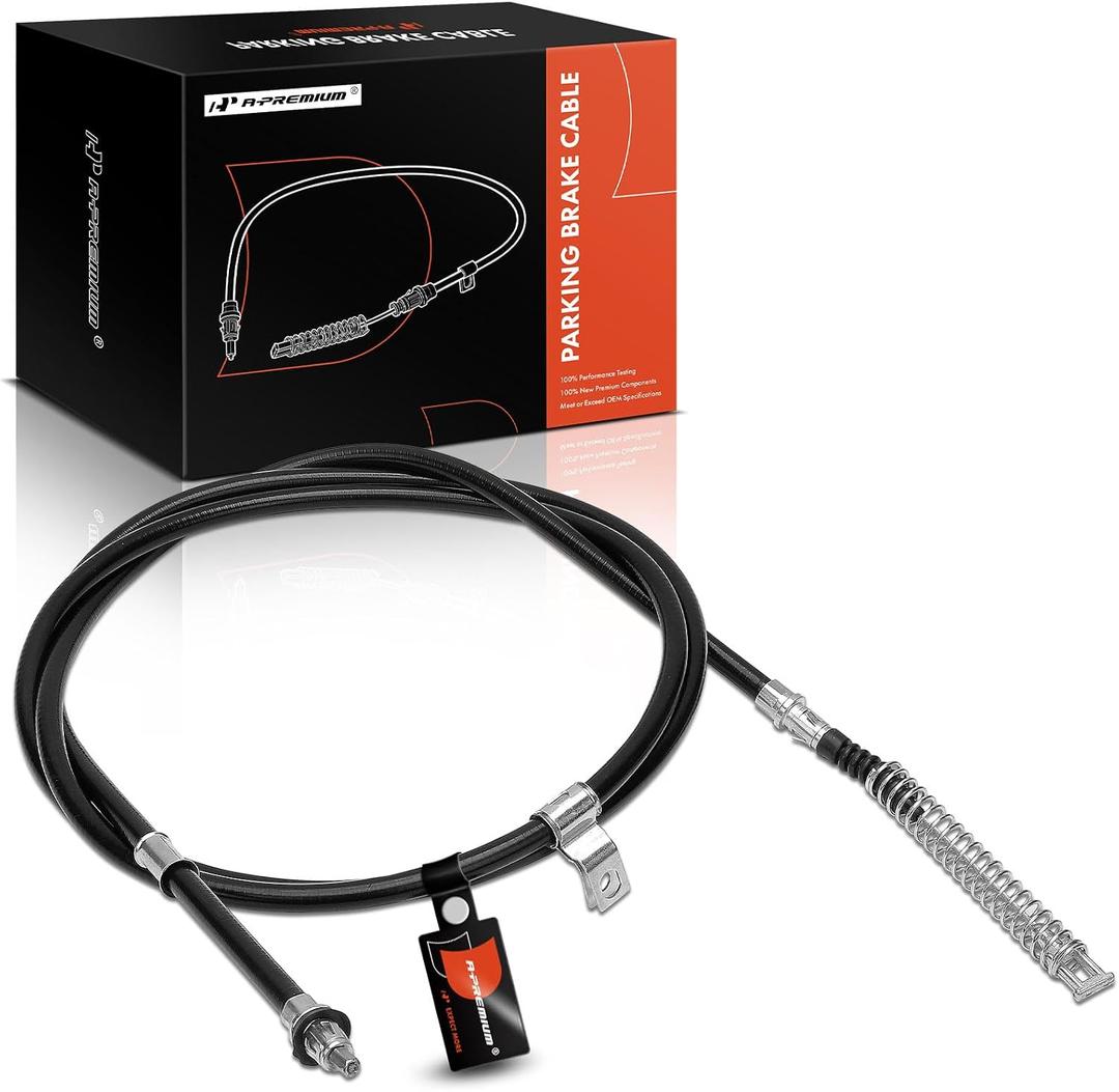 A-Premium Rear Passenger Side Parking Brake Cable Assembly Compatible with Chevrolet and GMC Models: Silverado 1500 2007-2009, Sierra 1500 2007-2009 - Replace# 15178678