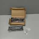 2 Pcs Down Hook Bolt-on to Hook-on Conversion Bracket for Headboard or Footboard, Hook on Bed Frame Brackets Adapter, Hook on Bed Rails