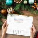 Habit Tracker Calendar12 Monthly Habit Tracker Journal with Spiral Binding,Undated Weekly Monthly Planner to Boost Productivity&Self Improvement, 8"x10"Green