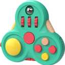Yrissmiss Fidget Toys for Adults,1PCS Fidget Pad Easter Basket Stuffers for Boys Girls,Sensory Toys Stress Relief Cube Clicker Controller,ADHD Autism Fidget Spinner for Office Desk Travel Games