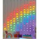 Rainbow Shape LED Curtain Lights, 97 Leds