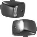 X AUTOHAUX LED License Plate Light Tag Lamp Assembly for Toyota Tacoma 2005-2015 for Toyota Tundra 2000-2002 2004-2013 Full LED Rear Number License Plate Lamp White Light 2pcs