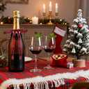 30 Pcs Velvet Christmas Tree Bows Decorations, Vintage Velvet Ribbon Bows with Twist Tie for Wreath Garland Gift Wrapping Indoor Outdoor Decor (Burgundy)