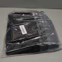 GRAPENT Wide Leg Jeans Woman High Waisted Trendy Stretchy Denim Pants Classic Trouser Jeans with Slash Pockets (Large, Washed Black)