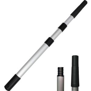 3 Ft Telescopic Extension Pole, Aluminum, adjustable 3-Stage Extension Pole,Paint Roller Brush Extension Handle, Threaded Pole, Telescoping Paint Roller Pole Extends to 36 inch
