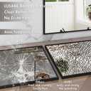 48x36 Inch Black Bathroom Mirror, Metal Framed Vanity Mirror for Wall, Anti-Rust Decorative Rectangle Mirror, Shatter-Proof Home Decor Farmhouse Mirror (Horizontal/Vertical)