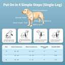 Dog Elbow Brace Protector with Decoupled Chest Strap - Breathable, Abrasion-Resistant - Adjustable Elbow Support for Hygroma, Dysplasia, Arthritis, Calluses & Shoulder Instabilit (Both Legs, XL)