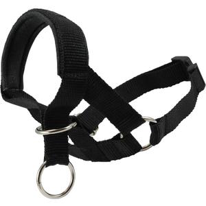Dog Head Collar Halter Black (M 8.25inch10.25inch Snout)