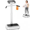 Vibration Plate with Handles for Lymphatic Drainage, Low-Impact Workouts