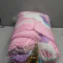 Primlect Kids Sleeping Bag with Pillow, Larger Toddler Nap Mat, Plush Slumber Bag for Boys Girls Daycare Preschool Kindergarten Birthday Gift Travel Sleepover Ages 3-6 Years (Pink Unicorn)