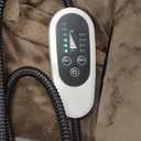 TURBRO 59x39 XXX-Large Pet Heating Pad, Electric Heated Dog Bed for Large Breeds, Temperature and Timer Control, Anti-Bite Cord, Ultra-Soft and Anti-Slip Cover, Indoor Use, MET Certified, Brown