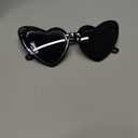 Sieral 50 Pairs Heart Shaped Sunglasses Vintage Heart Sunglass Bride Women's Sunglasses Retro Glasses for Wedding Party
