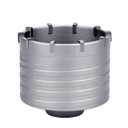 100mm / 4 inch Concrete Hole Saw with 250mm SDS Plus Shank Connecting Rod Cement Hole Saw for Cement Brick Concrete Stone Wall (100mm (4 inch))