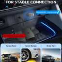 AuroraLink Wireless Carplay Adapter for Apple iPhone & Android Auto 2-in-1 Fast & Stable Carplay Wireless Adapter Convert Wired to Wireless Car Play Dongle for iOS 10+/Android 11+ (Grey)