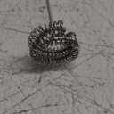 CIRCLE JOY Rechargeable Milk Frother Hanheld, Dual Spring Whisk Electric Coffee Frother, Portable Hand Frother Wand Drink Mixer for Matcha Lattes Cappuccino, Kitchen Gifts, Black