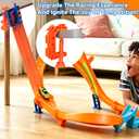 Track Clamp and Starter Gate Compatible with Hot Wheels Racetracks (4 Lane Startr Gate + 2 Clamp Combo)