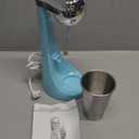 Nostalgia Two-Speed Electric Milkshake Maker and Drink Mixer, Includes 16-Ounce Stainless Steel Mixing Cup & Rod, Blue