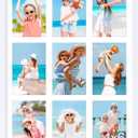 decorUhome 14x20 Picture Frames Collage Wall Decor, Display 9Pcs 4x6 Photos with Mat or 1Pcs 14x20 Unmatted, 9 4x6 Collage Picture Frames for Wall Mounting, White