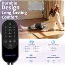 Cold Therapy Machine with Programmable Timer, Portable Ice Machine for Hip After Surgery, Hip Replacement Pad Recovery System, Extended Coverage Back/Full Knee