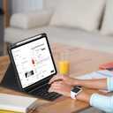 for iPad Pro 13 inch Case with Keyboard (M5 2025 / M4 2024), Magnetic Detachable Keyboard, Slim Smart Folio Cover with Pencil Holder for iPad Pro 13'' M4, Multi-Viewing Angles, Auto Sleep/Wake (Non-backlit Dark Black)