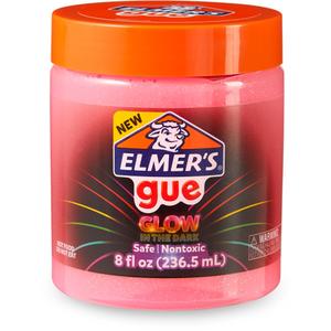 8Fl oz Elmer's Gue, Glow in the dark gue, Nontoxic Elmer's Glowgue