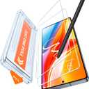 TORRAS for Samsung Galaxy S25 Ultra Screen Protector, 9H+ Military-Grade Shatterproof Tempered Glass 2 Pack- Responsive Touch, Anti-Scratch,Full Coverage, Bubble Free,HD Clarity, Easy installation