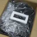 CEROELDA Small Trash Can with Lid-5L/1.3 Gal,Stainless Steel Outdoor Dog Poop Garbage Can-Farmhouse Retro Metal Waste Bin w/Step Pedal for Bathroom Bedroom Office-Soft Close-Black