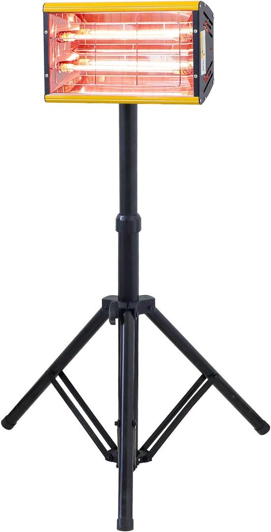 DATOUBOSS Infrared Paint Baking Lamp 2000w Curing Dryer Shortwave Drying Lamp with Bracket