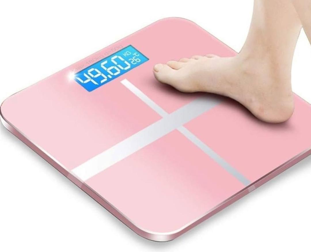 Weighing Scale 180kg Electronic LCD Display Weighing Machine Personal Body Scales Smart Balance Electronic Scale (White)