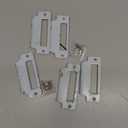 DOITOOL 5 Pcs Deadbolt Strike Plate Stainless Steel Door Strike Plate Door Reinforcement Backplate Deadbolt Covers for Home Residential Use, Sliver