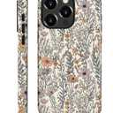 Case Compatible with iPhone 16 Pro,Hybrid 2 Layer PC Hard Shell + Silicone Protective Case, Wildflower Garden Floral Scratch-Resistant Shockproof Cover for iPhone 16 Pro