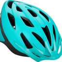 Schwinn Thrasher Helmet for Kids, Size 55-58 cm for Kids 8-14, Lightweight Microshell, Adjustable Dial & Straps, Interior Padding, Air Vents, Visor, Helmet for Boys and Girls, Teal