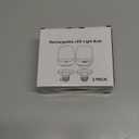 Minetom E26 Rechargeable Light Bulbs with Remote and Timer, Battery Backup Bulb with 12 Colors and Brightness Dimmable, 2300mAh 40W Equivalent LED Light Bulbs for Lamps Sconces Camping, 2 Pack