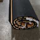 Art3d Acoustic Wood Slat Wall Panel with Roll-Flat Design - 95.3 x 23.8 Inch Sound Absorbing Panels for Living Room Columns Corridor Curved Wall Decor, 2-Pack Teak