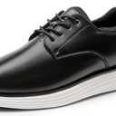 Bruno Marc Men's MaxFlex Dress Sneakers Casual Oxfords Shoes (8.5, Black)