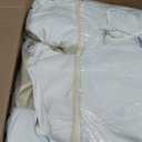 10 Panels 5x12ft Ivory Backdrop Curtains for Parties, Wrinkle Free Polyester Ivory Photo Backdrop Drapes 12 ft Long Back Drop Cloth for Wedding Birthday Photography Background Party, 5ftx12ft_10 Panels